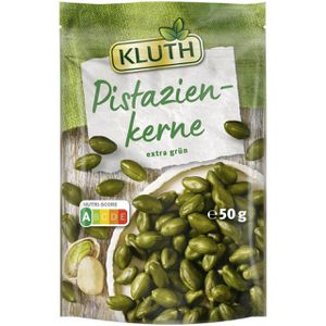Kluth Pistazien extra grün, geschält, naturbelassen, 50g