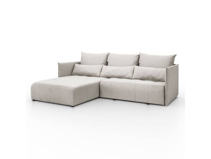 ECKSOFA APOLLO L mit Schlaffunktion und Bettkasten – linke Seite