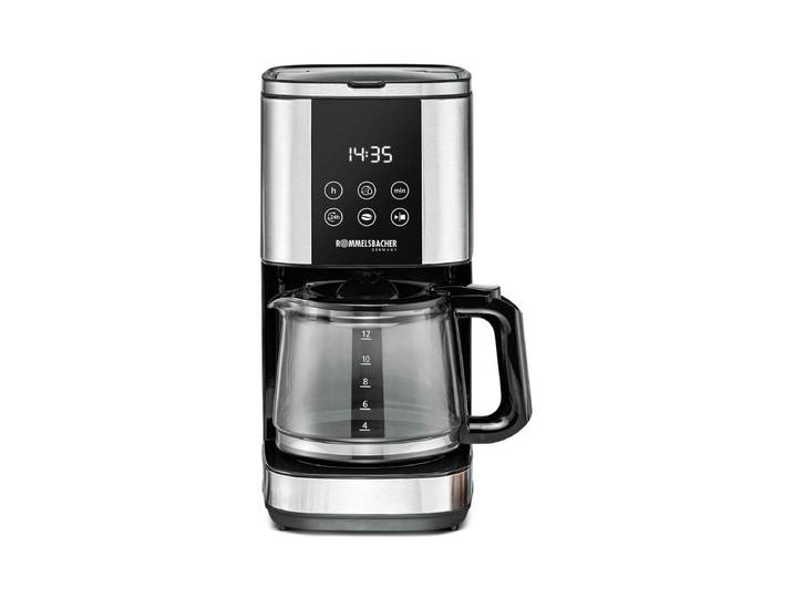 Rommelsbacher FKM 1000 Filterkaffeemaschine Edelstahl/Schwarz