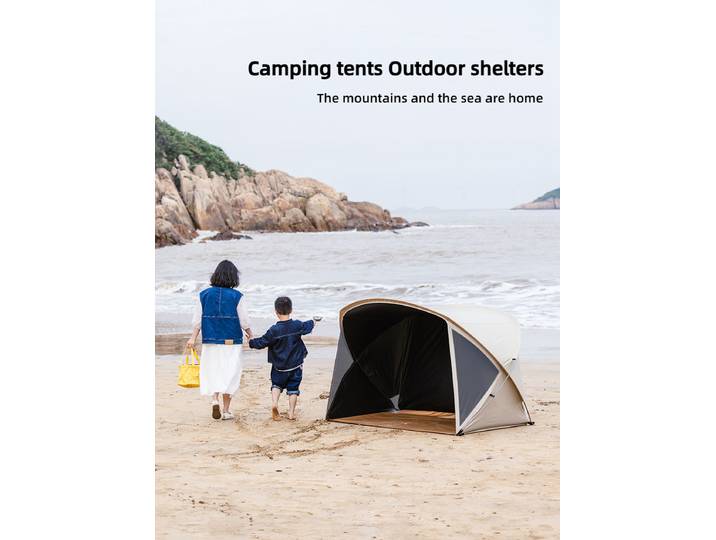 Tente de camping, auvent d’extérieur, pêche, abri, protection solaire, plage, randonnée, portable, grand espace, auvent, imperméable, léger.