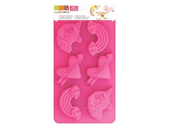Scrap Cooking Back-/Auflaufform ScrapCooking pink Silikon B 35.5 cm T 17.5 cm