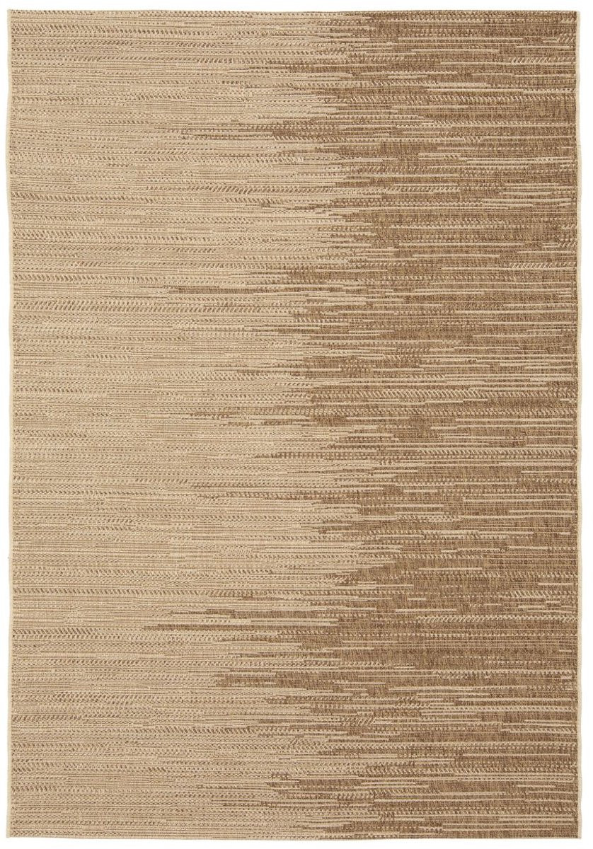 Tapeso Buitenkleed Bask Drift Beige/Bruin 160 x 230 cm