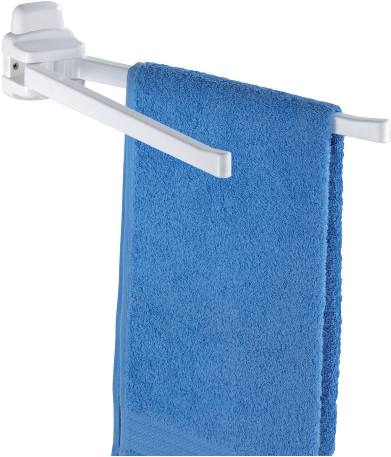 WENKO Handtuchhalter Pure 2-armig, weiß (17938100)
