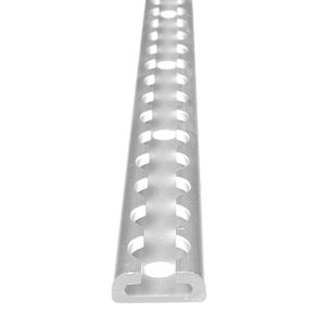 ProPlus Airlineschiene 342176, zum Kleben & Schrauben, 100 cm, aus Aluminium, silber, eckig