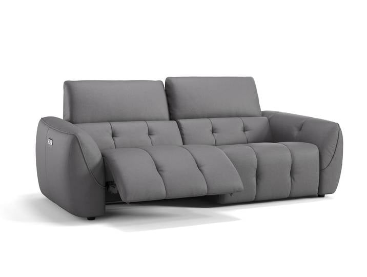 Ledersofa CEPRANO 3-Sitzer Ledercouch Relaxcouch