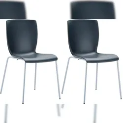 CLP 2er Set Stühle Mio schwarz