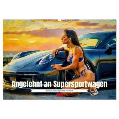 Angelehnt an Supersportwagen (Wandkalender 2027 DIN A2 quer), CALVENDO Monatskalender