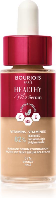 Bourjois Healthy Mix lightweight foundation for a natural look shade 57N Bronze 30 ml