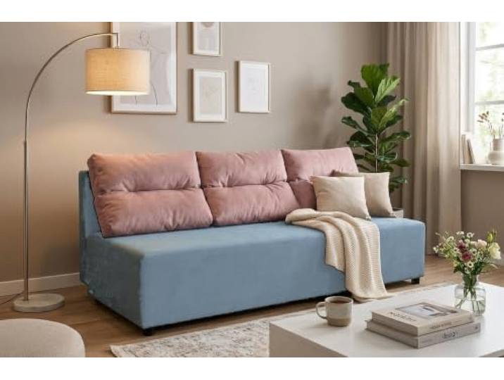 Family Meble Schlafsofa Kimo Royal – niebieski