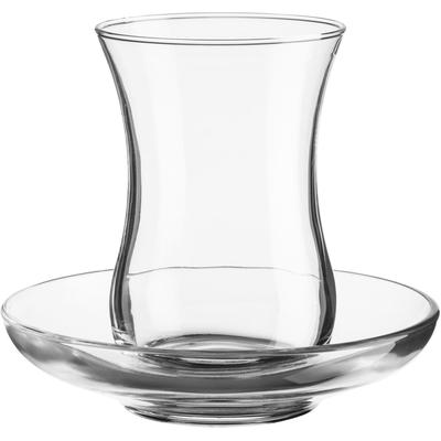 Teeglas MÄSER, transparent, H:8,5cm Ø:5,5cm, Glas, Trinkgefäße, Teeglas