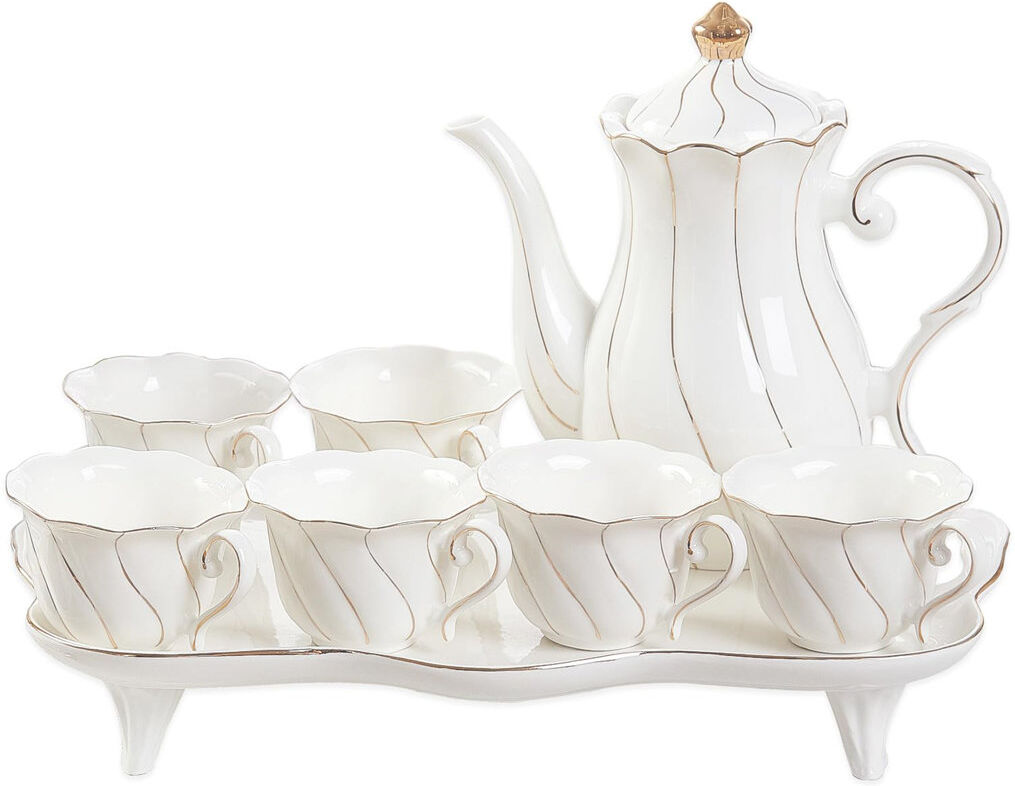 Mercer41 Gilbertson 1200ml Teapot Set White 1200ml