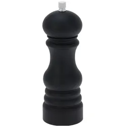 Excellent Houseware 2er-Set Salz- und Pfeffermühle, schwarz-weiss, Pfeffermühle + Salzmühle, Schwarz, Weiss