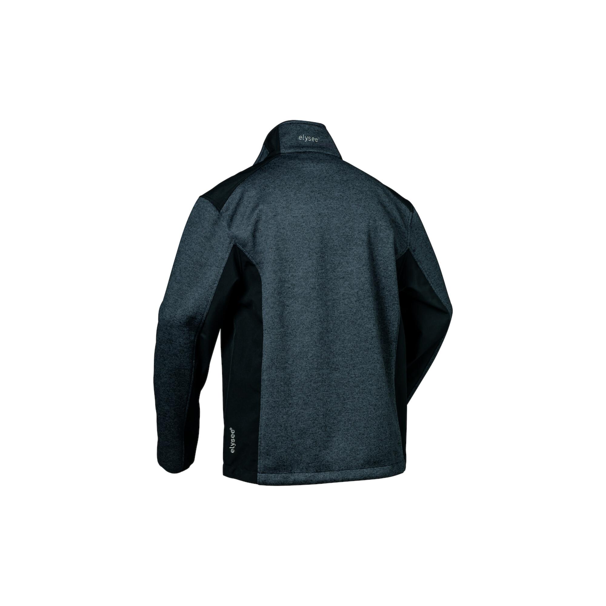 Strick-Fleecejacke Innsbruck Gr.XXL dunkelgrau/schwarz ELYSEE ; Feldtmann (23370-4)