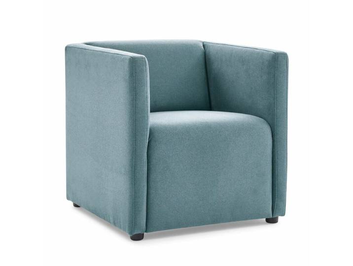 Calizza Interiors Grivola Sessel - Flachgewebe in Samt-Optik multiCOLOR 1013 aqua Modern, Zeitlos