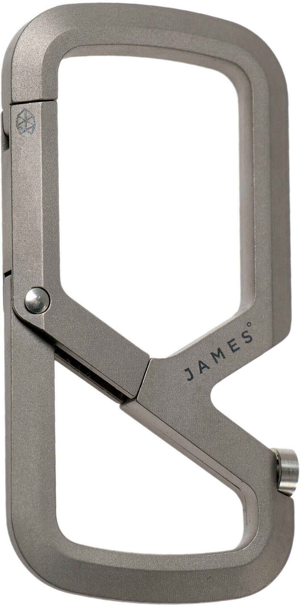 The James Brand Mehlville, titanium, moschettone