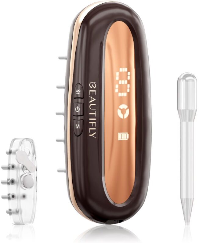Beautifly LaserBoost Pro masseur conçu pour stimuler la croissance des cheveux avec éclairage LED Dark 1 pcs
