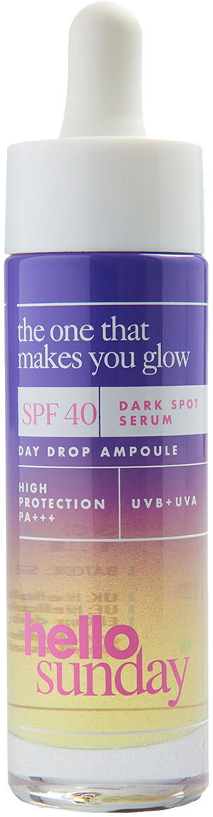 30ml hello sunday the one that makes you glow Dark spot oil serum SPF 40