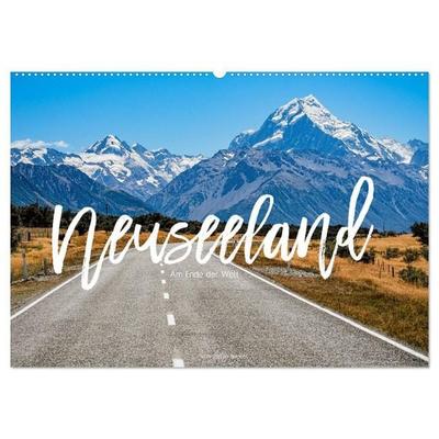 Neuseeland - Am Ende der Welt (Wandkalender 2027 DIN A2 quer), CALVENDO Monatskalender