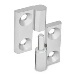 Edelstahl-Scharniere, aushängbar (337-NI-50-50-A-1-GS)