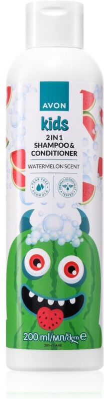 Avon Kids Watermelon shampoing et après-shampoing 2 en 1 200 ml