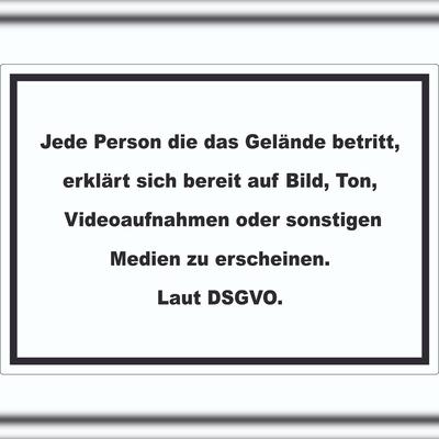 HB-Druck DSGVO Hinweis Aufkleber Datenschutz A6 (105x148mm)