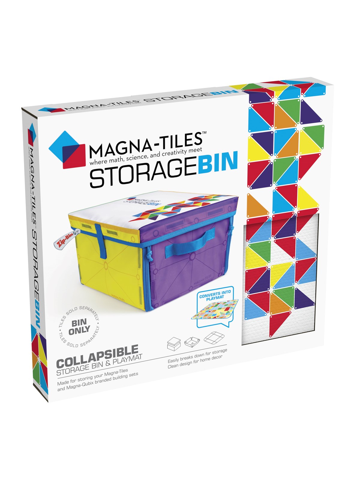 Magna-Tiles Storage Bin & Interactive Play-Mat