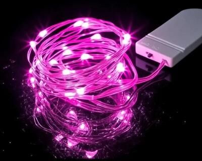 Uplift Picks Enchanting Battery Operated Fairy Lights For Magical Weddings Parties And Holidays pink 3 M 30 Led