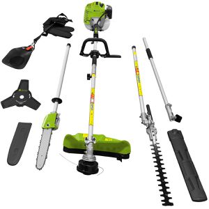 Zipper Multifunktionsantrieb ZI-GPS182J, Benzin, 51,7 cm³, 1,45 kW, mit 3 Aufsätzen und Verlängerung