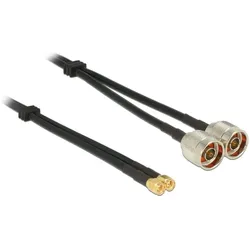 Delock HF N Stecker > SMA Stecker Twinkabel RG5 (Antennendose), Antennenkabel