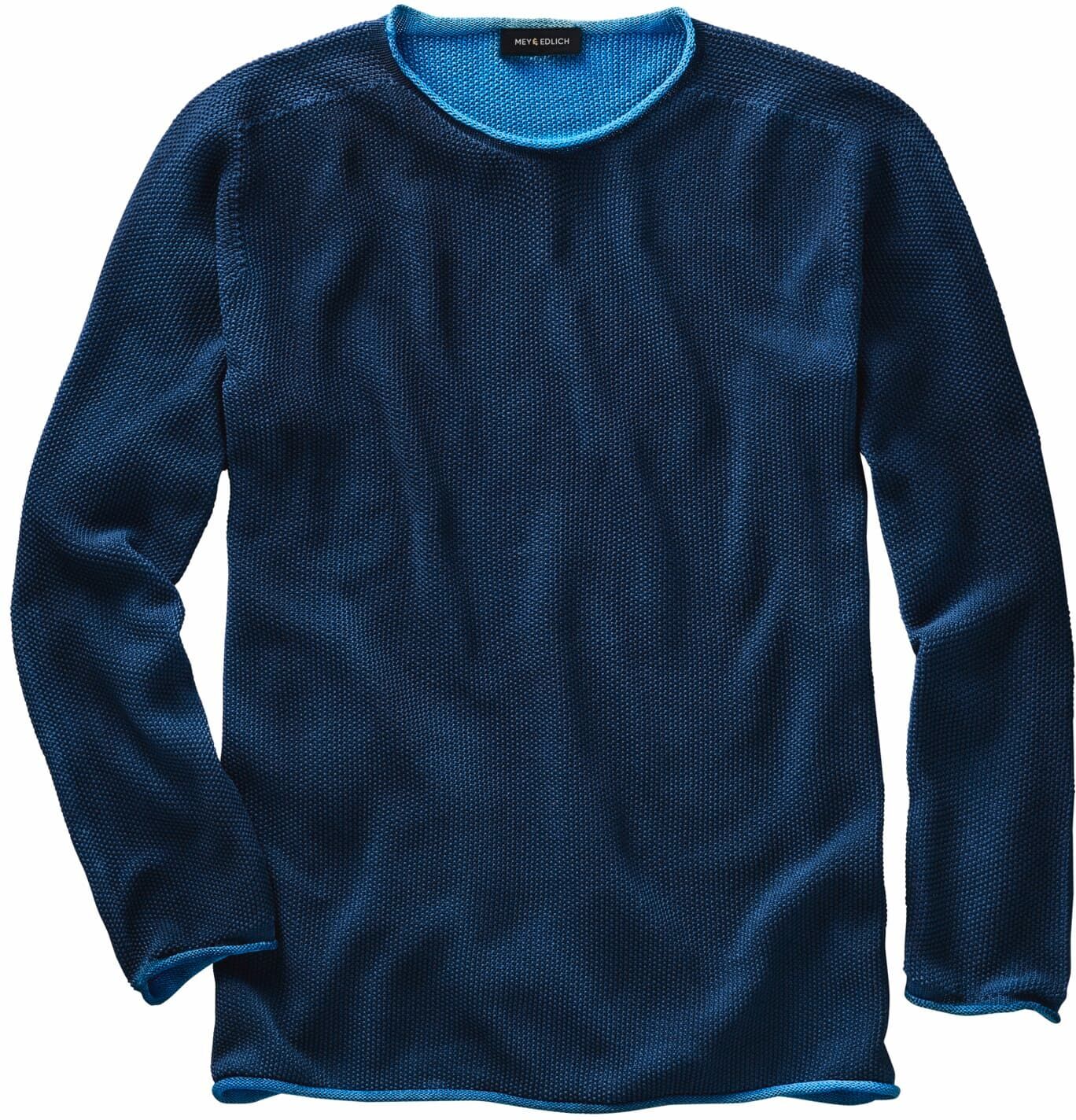 Mey & Edlich Schmirgel-Pullover Blau 48
