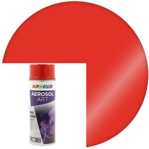 Dupli-Color Sprühfarbe 732959 Aerosol Art, 400ml, feuerrot, RAL 3000, glänzend, Nitrolack