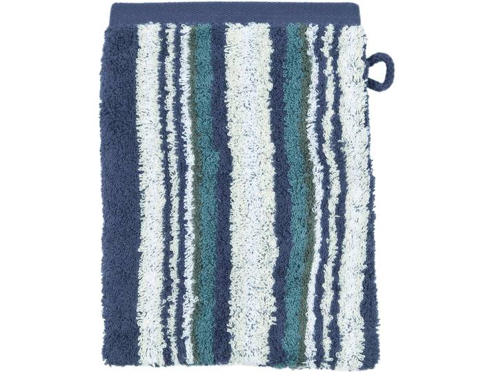 Waschhandschuh ROSS Sinfonie , blau (denim), B:16cm L:22cm, Frottier, Handtücher, Waschhandschuh, 100 % Baumwolle