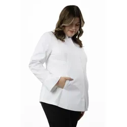 Chef Works® Umstands-Kochjacke MARTERNITY Cool VentTM, Weiß, Größe S