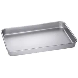 Verbandstoffschale 6 Liter aus Edelstahl 45 x 30 x 5 cm