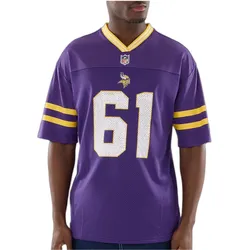 New Era, Herren, Fussballtrikot, Trikot Minnesota Vikings Nos NFL (L), Violett