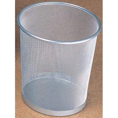helit Papierkorb Mesh Metall 15l silber Packung mit 12 Stück