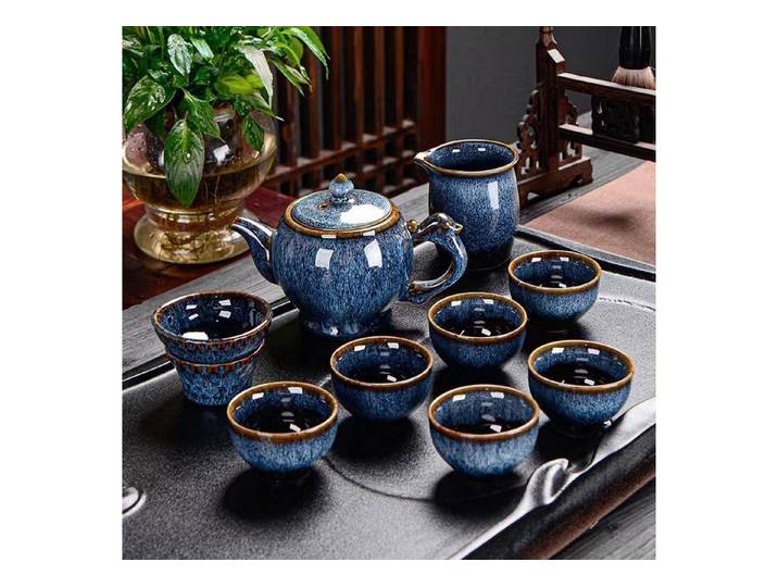 LuxusKollektion Teekanne Chinesisches Tee-Set 9-teilig, (1-St)