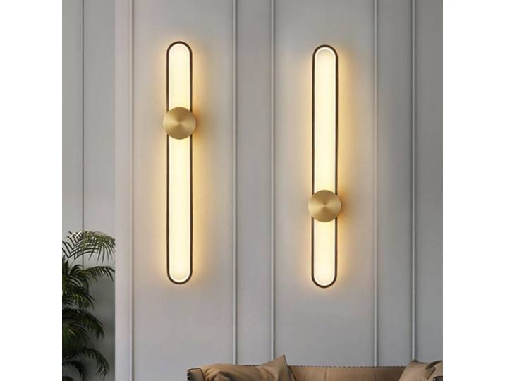Applique murale de Style nordique minimaliste moderne, luminaire LED pour chambre à coucher, salon, chevet, couloir, salle à manger, Foyer, mur de fond