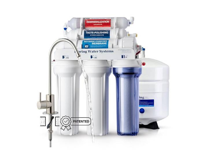 iSpring Wasserfilter RCC7AK Umkehrosmoseanlage mit Mineralstoff-Filter