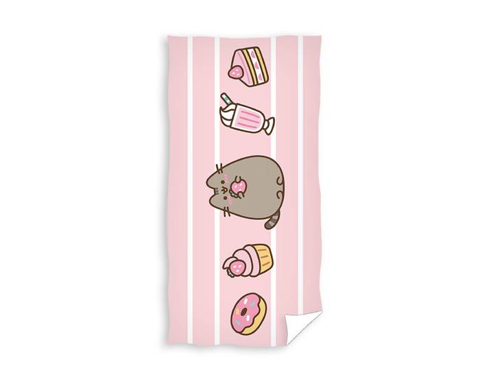 Pusheen strandlaken cake and donuts 70x140cm