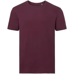 Russell Pure Organic T-Shirt, burgundy, S