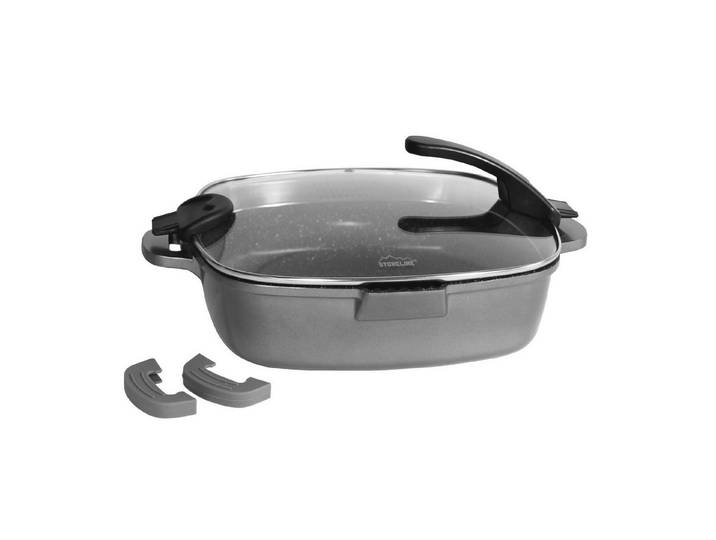 STONELINE Servierpfanne, Aluminiumguss (2-tlg)