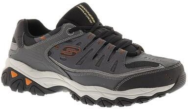 Skechers Sport After Burn M. Fit - Mens 8 Grey Sneaker E4