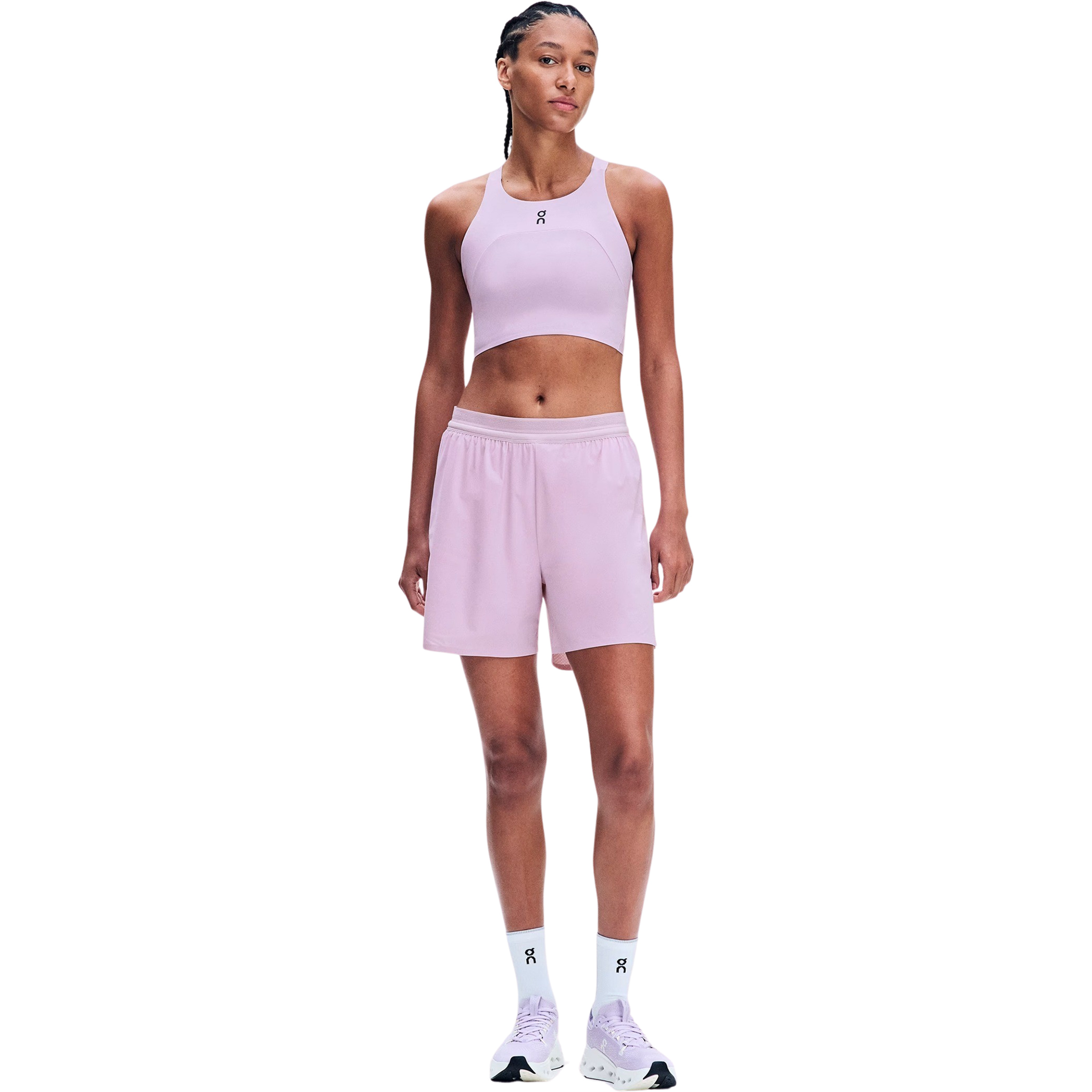On Performance Crop Sport BH Damen Sport-BHs rosa Größe XS Laufen | Trailrunning Schnell trocknend