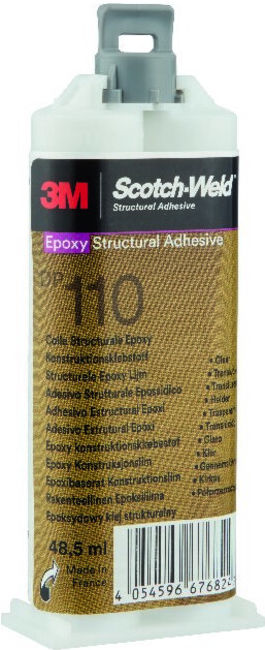 3M SW DP 110 Système 2K EPX TRANSLUCIDE Colle de construction 50ml (7100200486)
