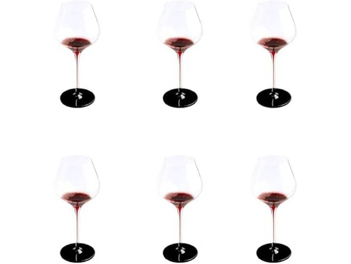 Habiba Exquisit Weingläser Strand Exquisites Rotweingläser-Set mit Weinbecher, großem Kelch, ideal für Patio-Glaswaren, 700 ml/23,6 Unzen Glaswaren Elegant