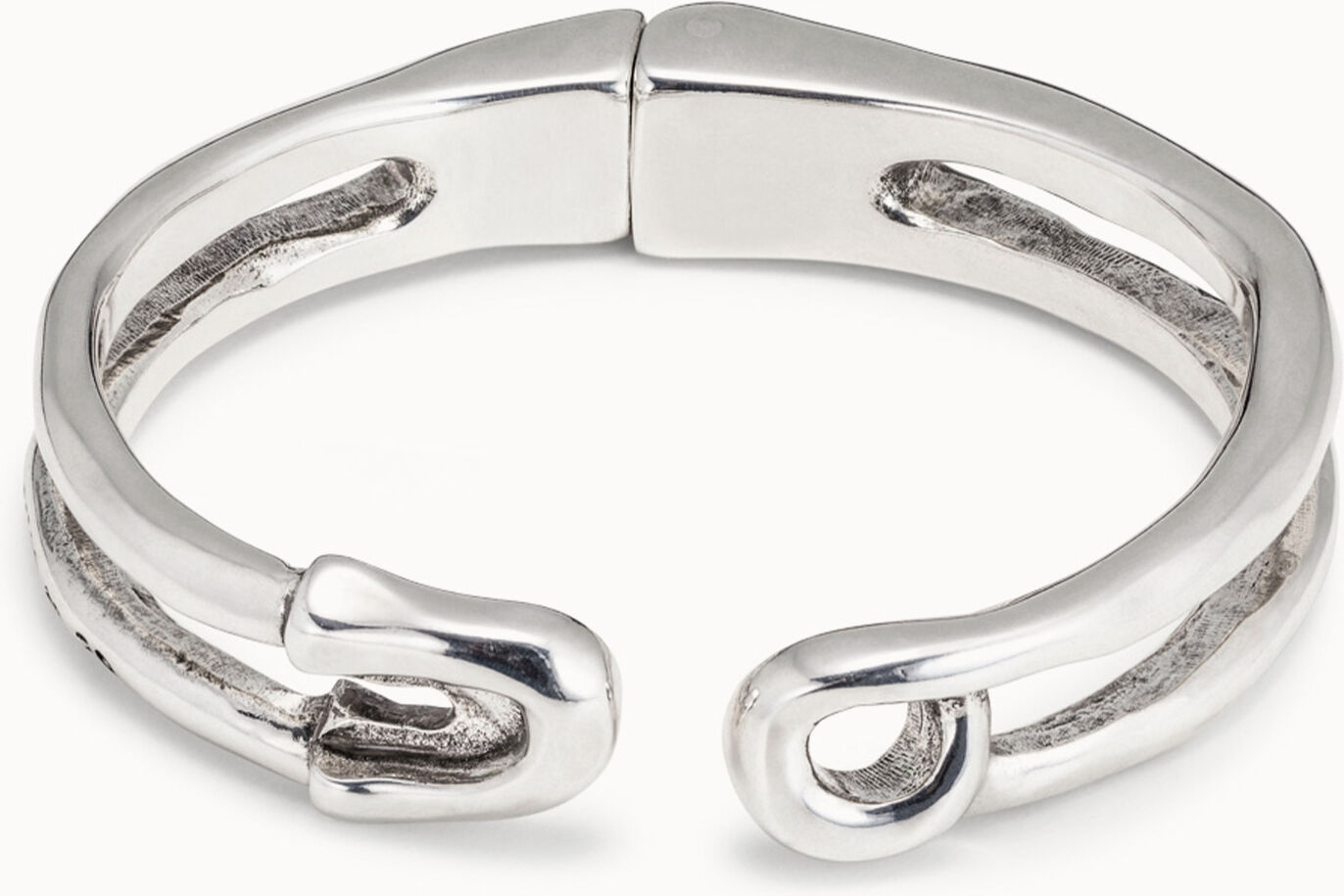 UNOde50 Pulsera bañada en plata de ley Plateado XL