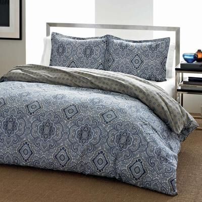 City Scene Milan Blue Comforter Set