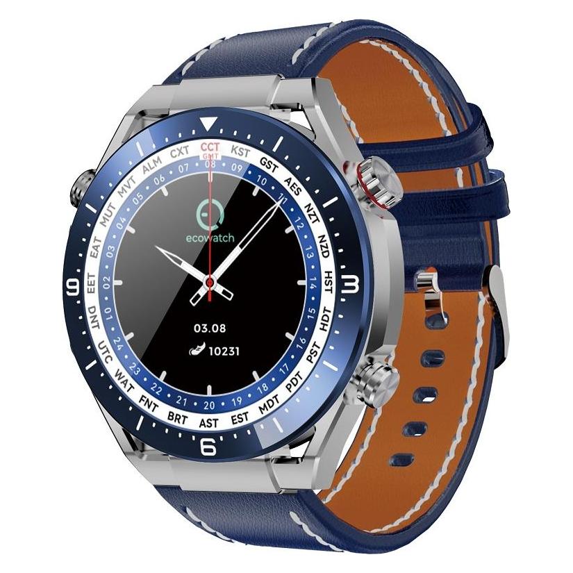 Maxcom SMARTWATCH ECOWATCH EW01 ORANGE 1,52 HD/360X360/400mAh/7-20 DIAS/BT CALLS/BLE 5.2 EW01SB (51 mm, ohne SIM) (EW01SL)