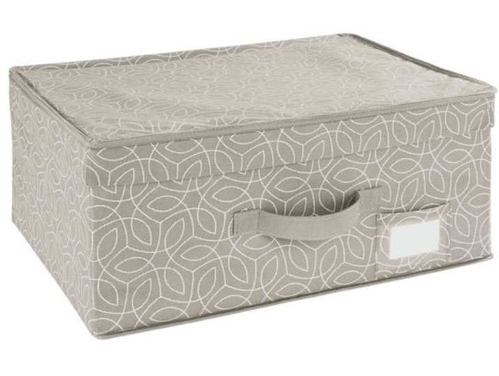 Organizer WENKO Modell Balance , bunt (stoff: taupe, mehrfarbig), B:44cm H:19cm T:33cm, Vlies, Aufbewahrungsboxen, Organizer, atmungsaktive Aufbewahrungsbox für Kleidung, Zeitschriften & Fotos